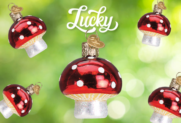 The Lucky Mushroom Takes Center Stage – Old World Christmas
