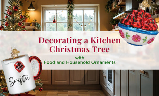 Decorating a Kitchen Christmas Tree with Food and Household Ornaments