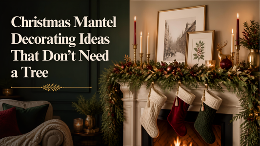 Christmas Mantel Decorating Ideas That Don't Need a Tree