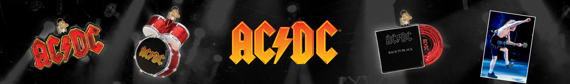 AC/DC Christmas Ornaments | Old World Christmas
