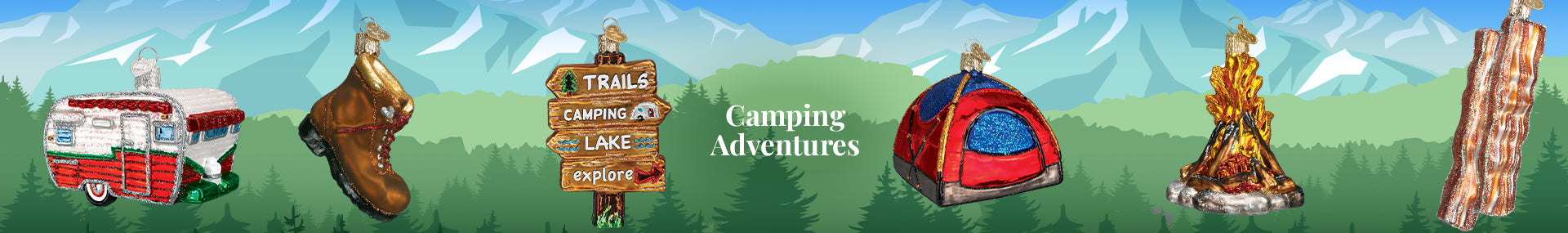 Camping Christmas Ornaments
