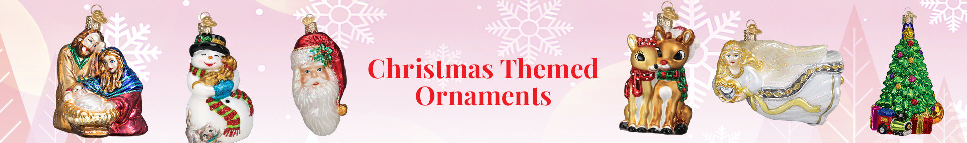 Christmas Holiday Themed Ornaments