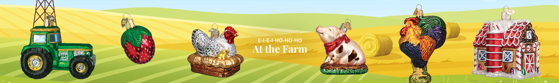 Farm Christmas Ornaments
