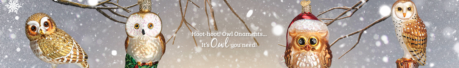 Owl Christmas Ornaments