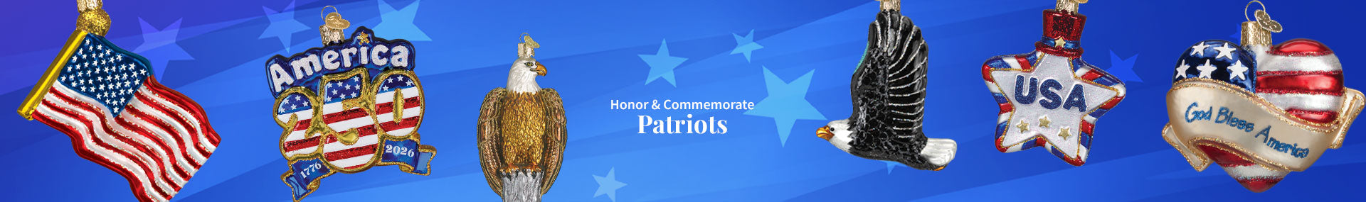 Military & Patriotic Christmas Ornaments