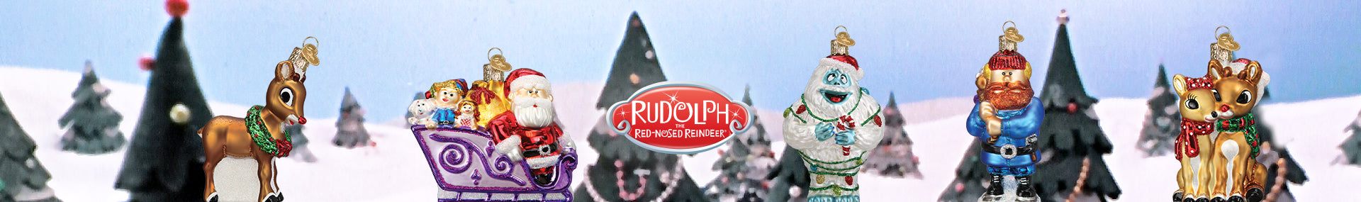 Rudolph the Red-Nosed Reindeer Ornaments