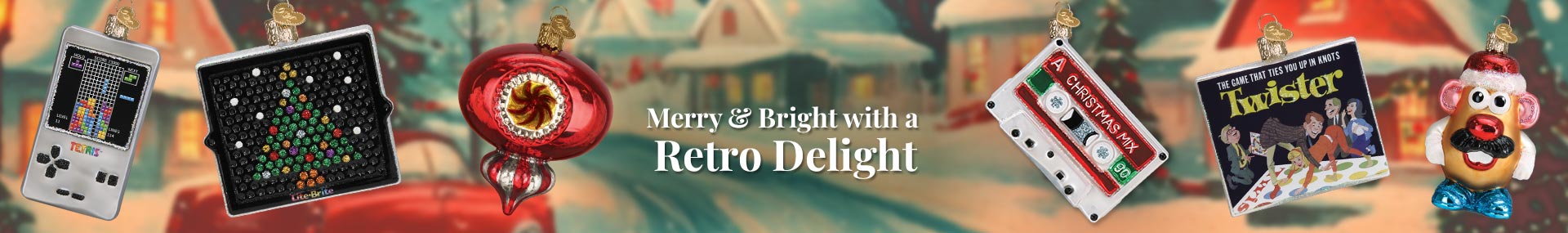 Retro & Vintage Christmas Ornaments