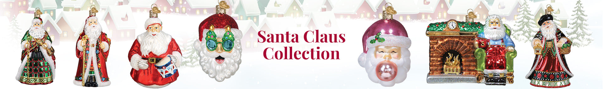 Santa Ornaments