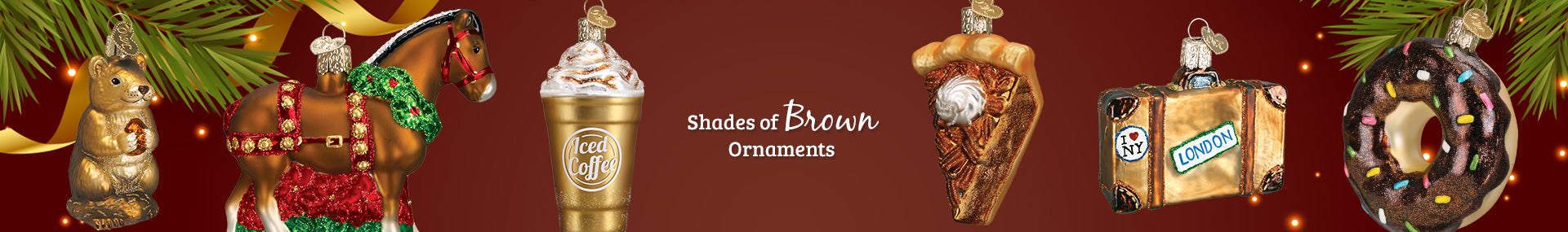 Brown Christmas Ornaments
