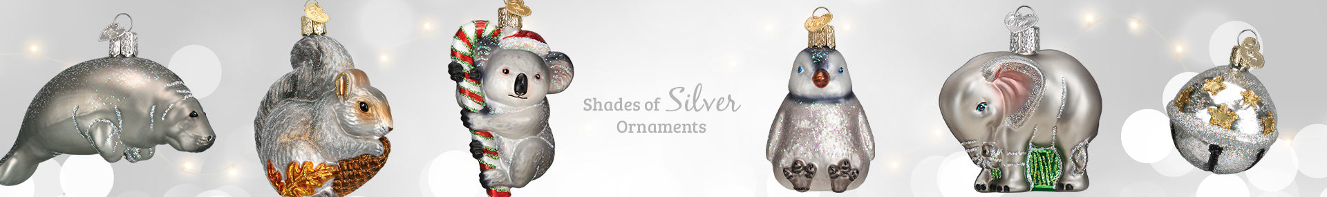 Silver Christmas Ornaments