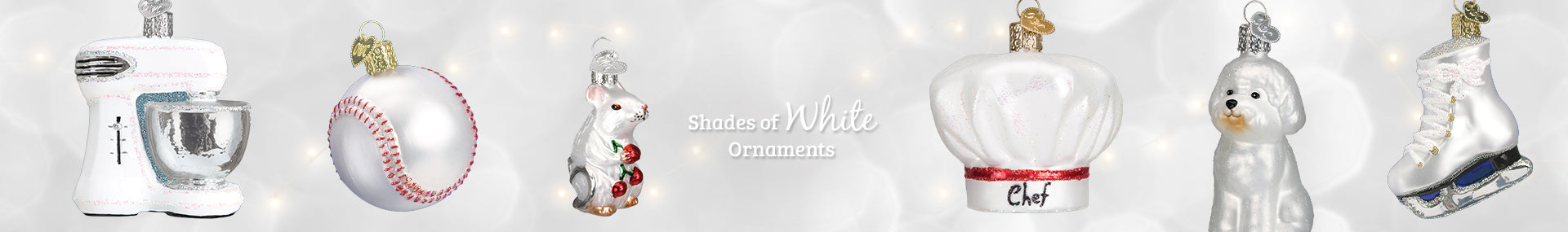 White Christmas Ornaments