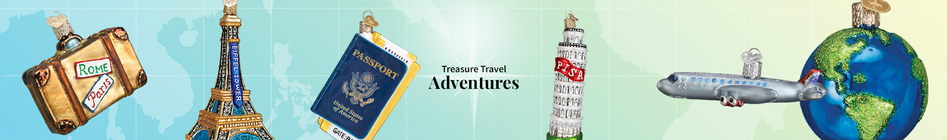 Travel Ornaments