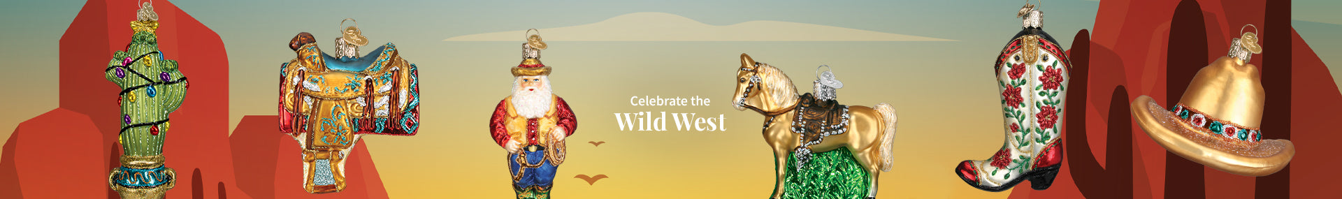 Western Christmas Ornaments