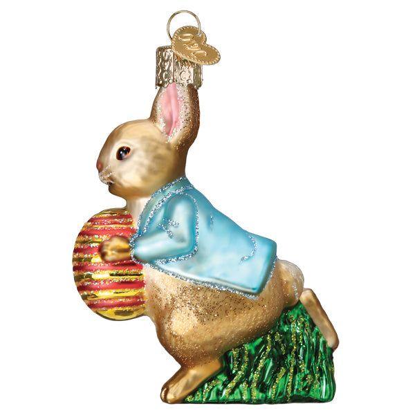 Peter Rabbit With Easter Egg Ornament – Old World Christmas