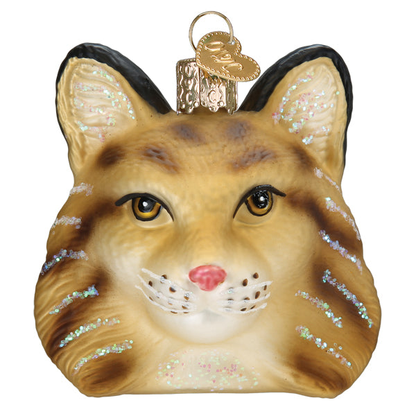 Bobcat Head Ornament