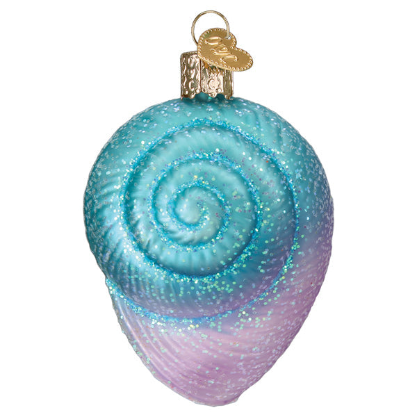 Fanciful Spiral Shell Ornament