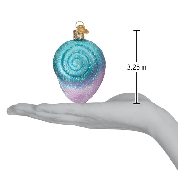 Fanciful Spiral Shell Ornament