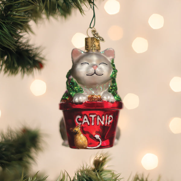 Cat Ornaments | Glass Cat Christmas Ornaments | Old World Christmas