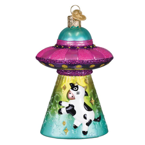 Cow Abduction Ornament