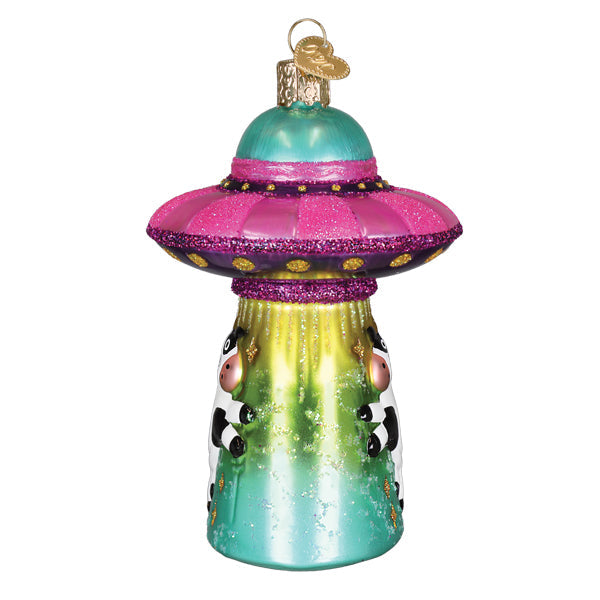 Cow Abduction Ornament