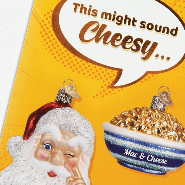 Cheesy Christmas Christmas Card