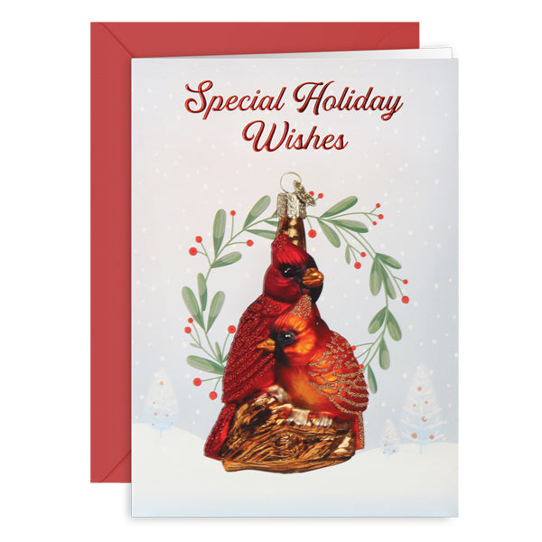 Cardinal Christmas Card