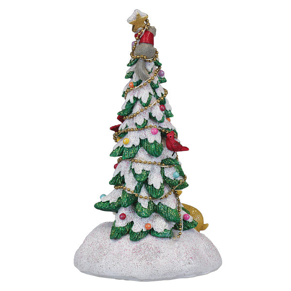 Critter Tree Lighted Figurine