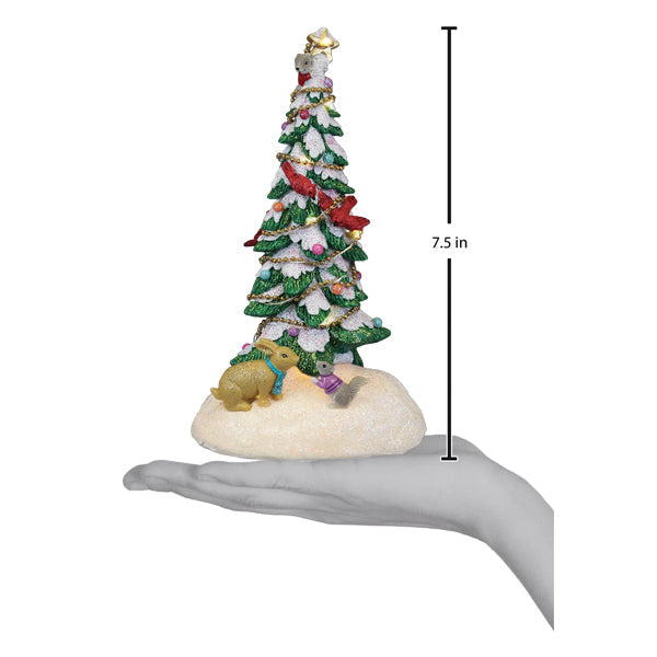 Critter Tree Lighted Figurine