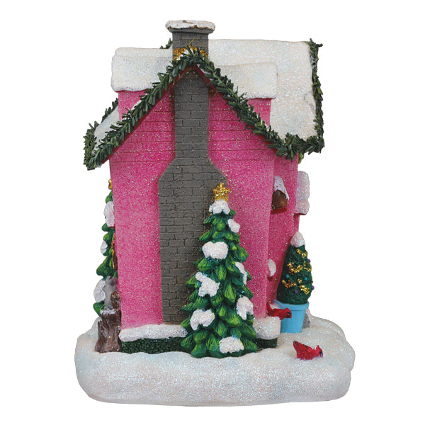 Holiday House Lighted Figurine