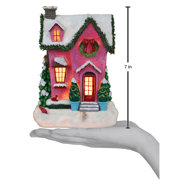 Holiday House Lighted Figurine