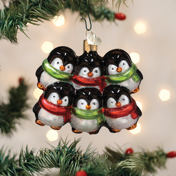 Penguin Family Of 6 Ornament