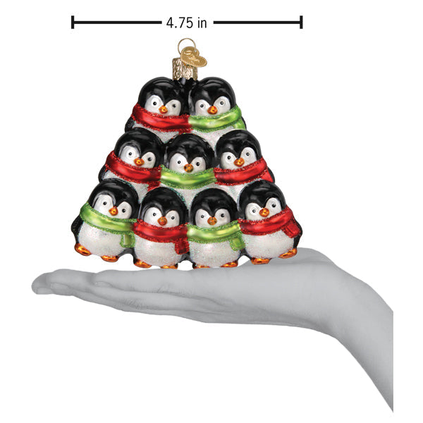 Penguin Family Of 9 Ornament