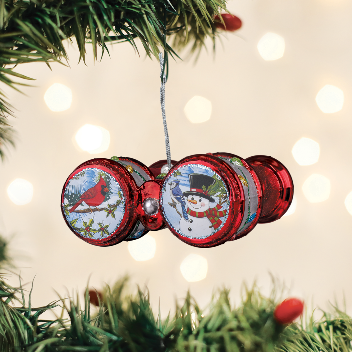 Bird Binoculars Ornament