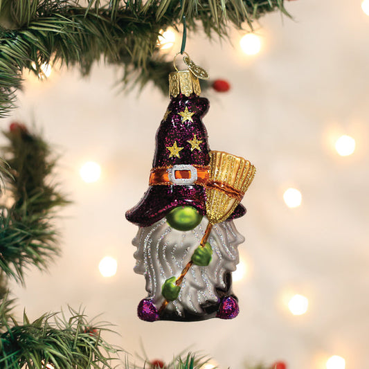 Witch Gnome Ornament