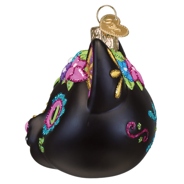 Dia De Los Muertos Cat Ornament