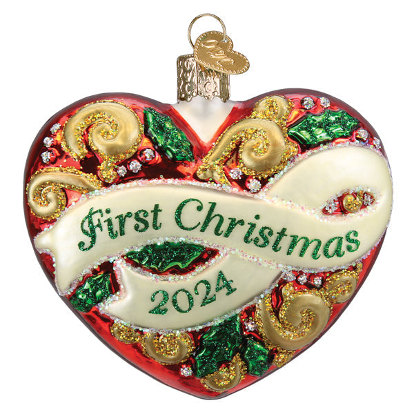 2024 First Christmas Heart Ornament