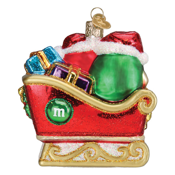 M&M'S In Sleigh Ornament – Old World Christmas
