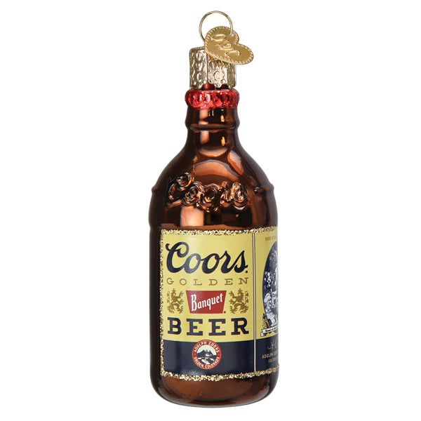 Coors Banquet Bottle Ornament