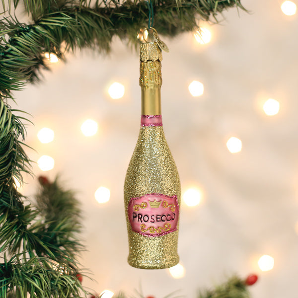 Prosecco Bottle Ornament