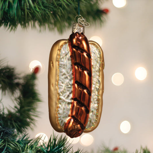 Bratwurst Sandwich Ornament