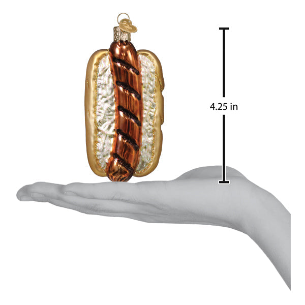 Bratwurst Sandwich Ornament