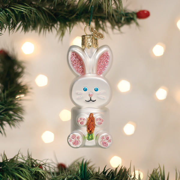 Marshmallow Bunny Ornament