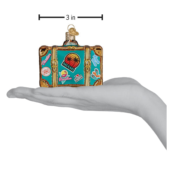 Miami Suitcase Ornament