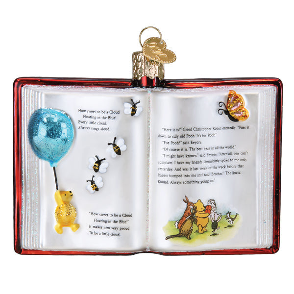 Winnie-the-pooh Book Ornament