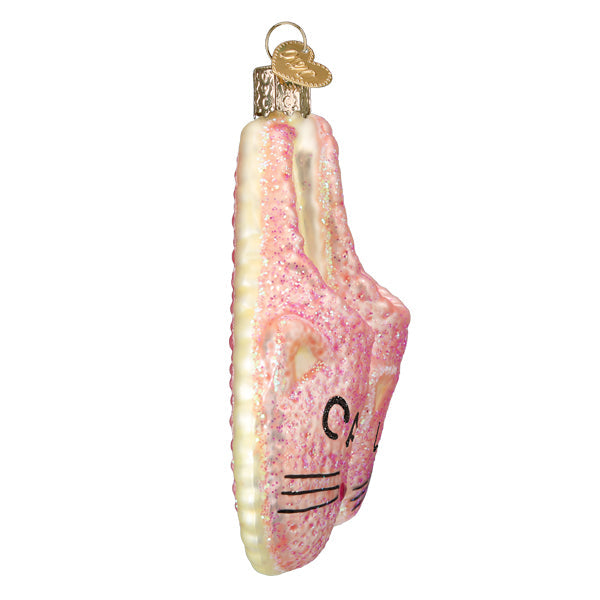 Cat Lady Slippers Ornament