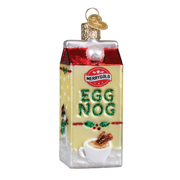 Eggnog Carton Ornament