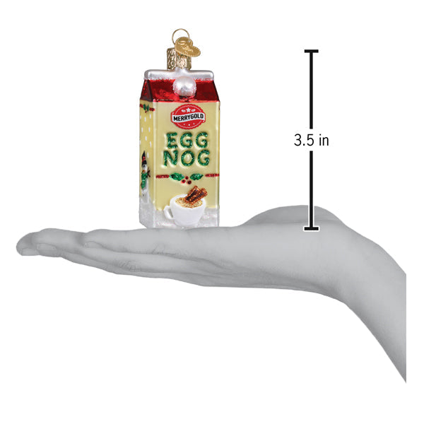 Eggnog Carton Ornament