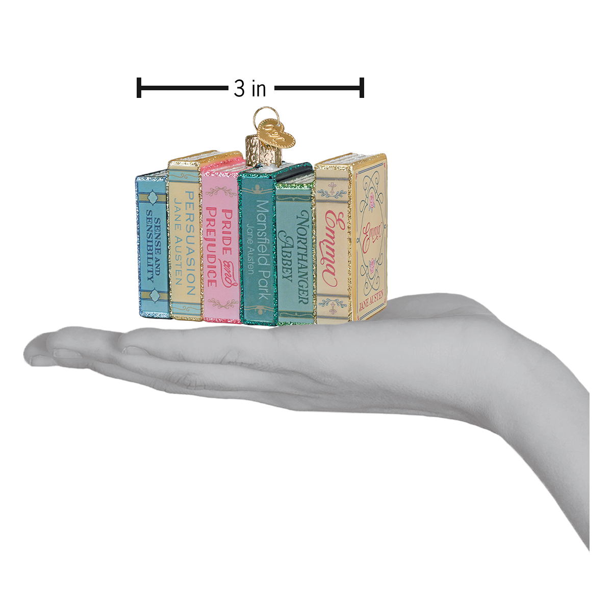 Jane Austen Books Ornament