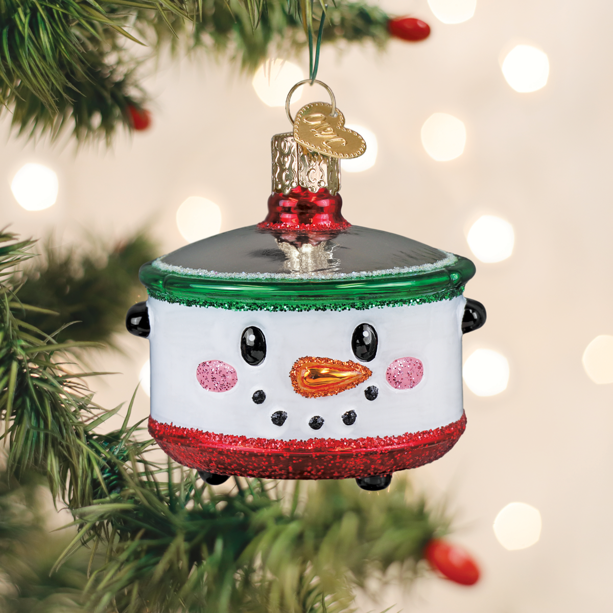 Snowman Slow Cooker Ornament