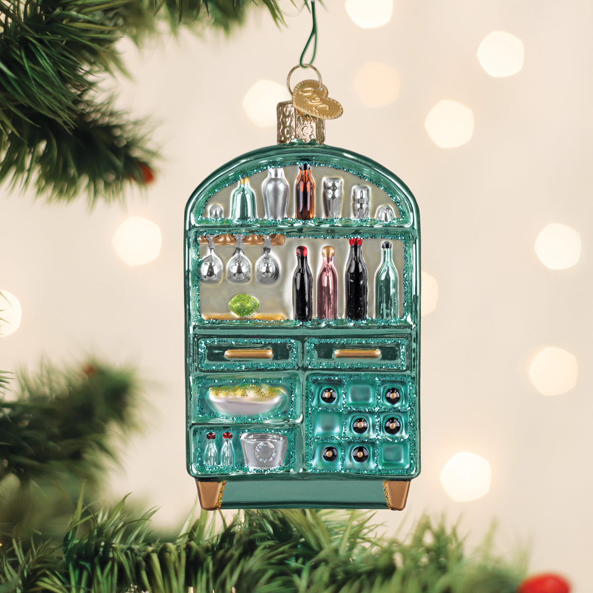 Cabinet Of Cheers Ornament